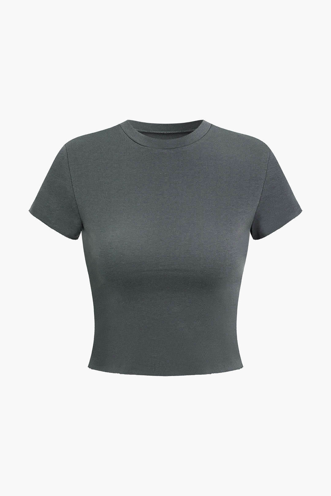 Solid Crop T-shirt