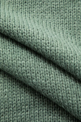 Oversized Seam Detail Mock Neck Sweater