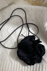 Rosette Decor Choker Necklace