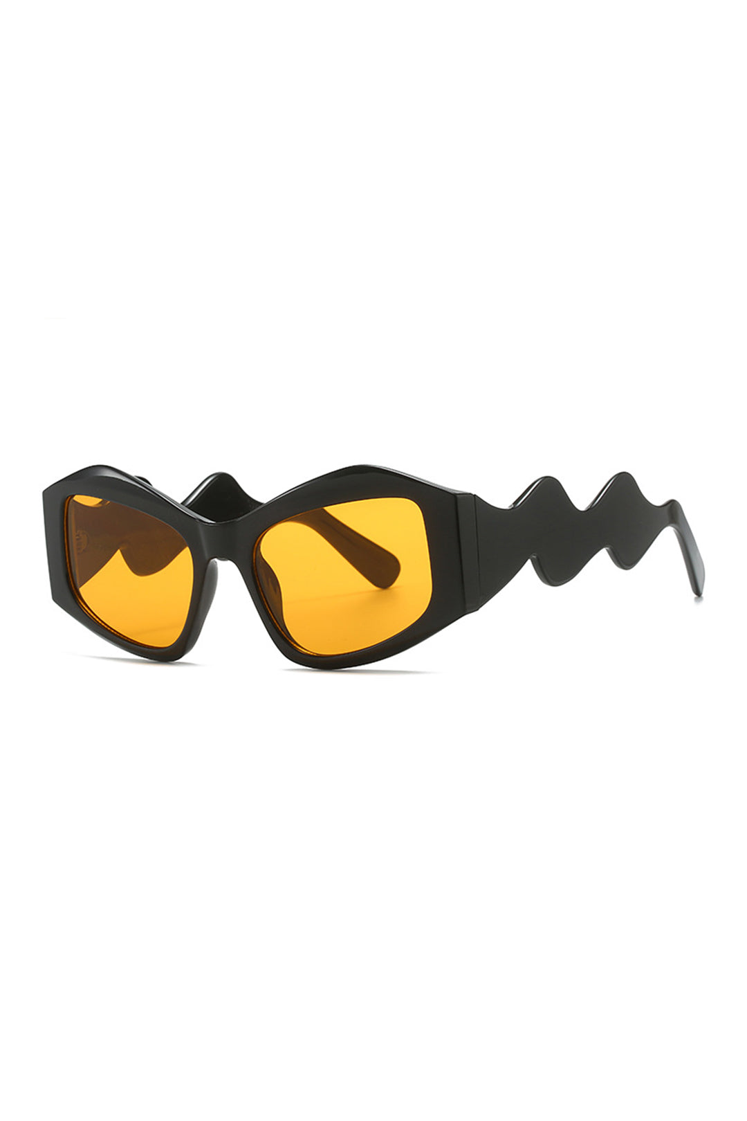 Wavy Temple Design Sunglasses