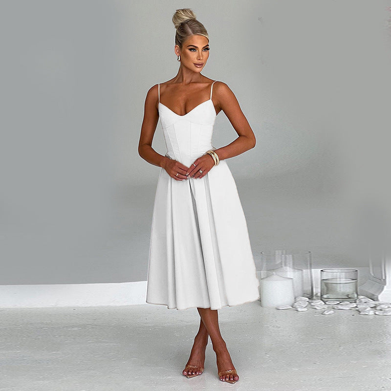 Alison Backless Loose Sexy Midi Dress