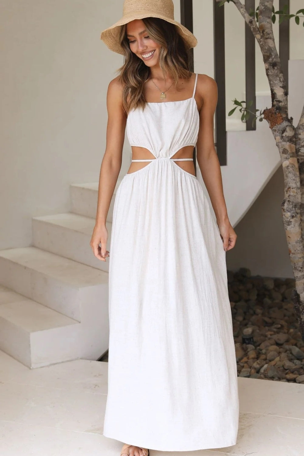 Ashley Spaghetti Maxi Dress