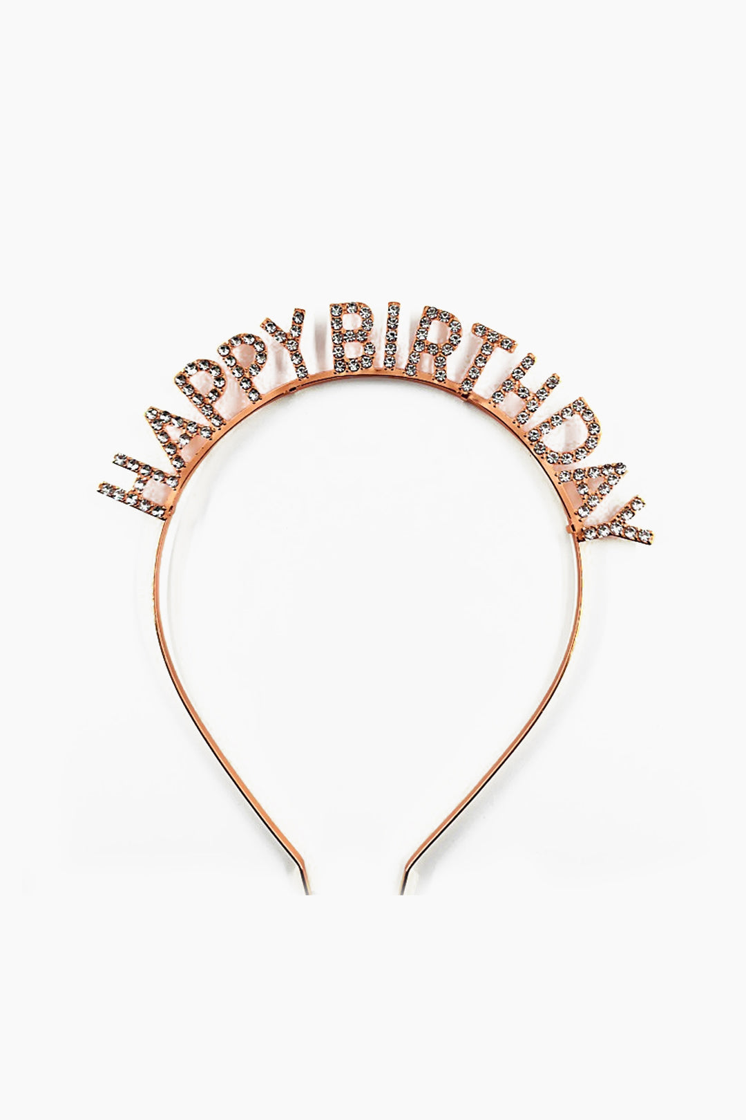 Happy Birthday Rhinestone Embellished Headband