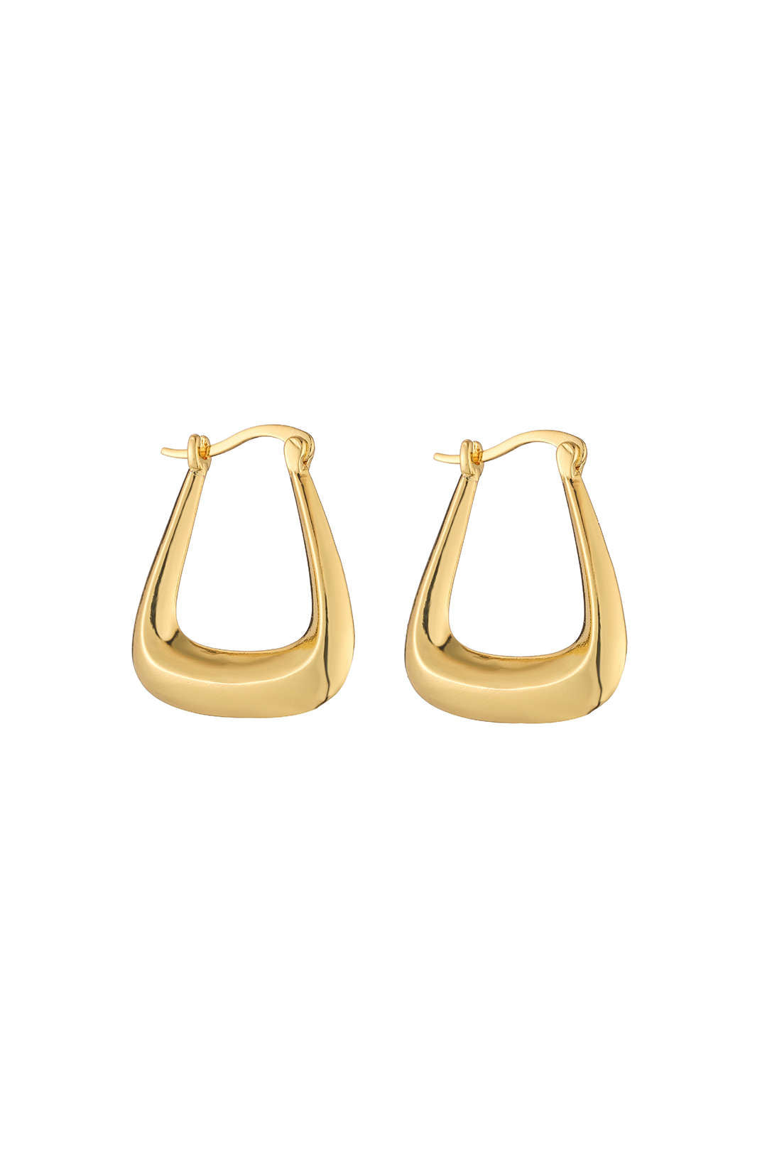 Metal U-Shaped Earrings