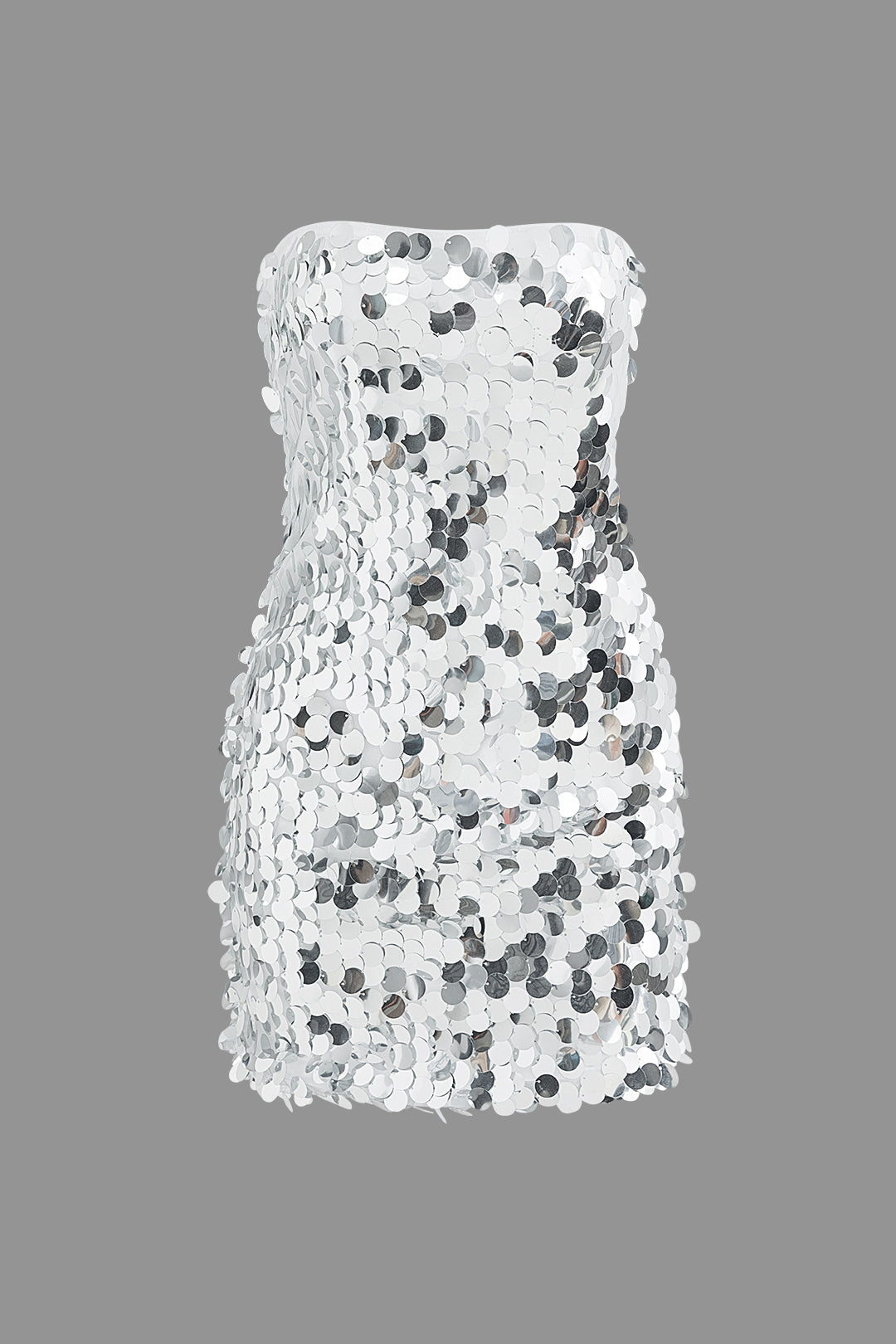 Sequin Strapless Bodycon Mini Dress