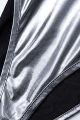 Metallic One Shoulder Bodysuit