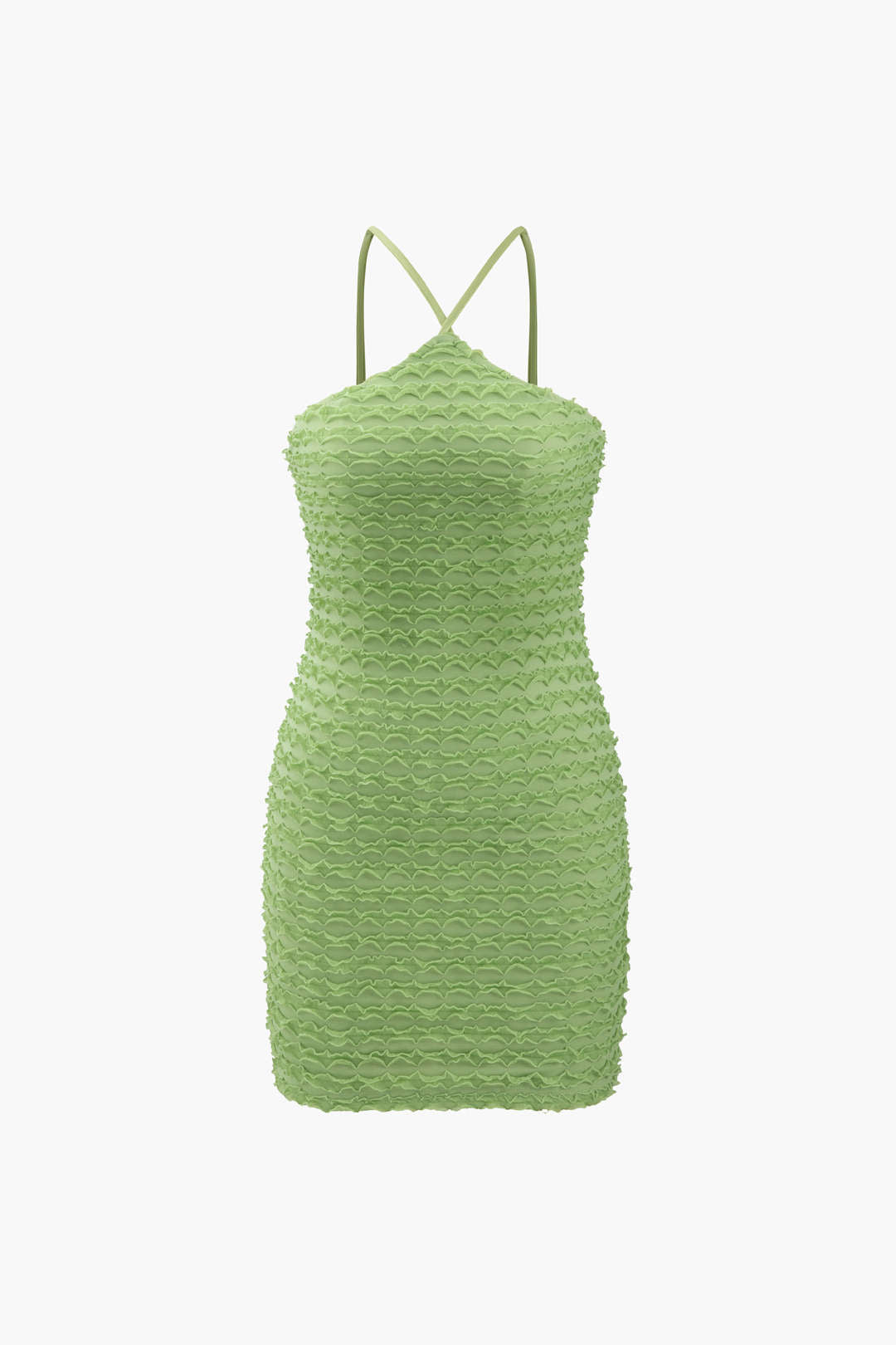 Frill Detail Bodycon Mini Dress