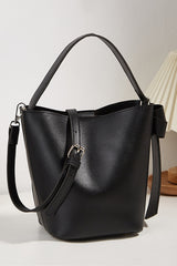 Faux Leather Cross-body Bag