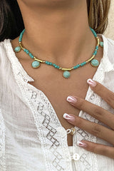 Turquoise Beaded Necklace