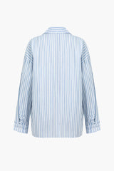 Patchwork Stripe Long Sleeve Shirt