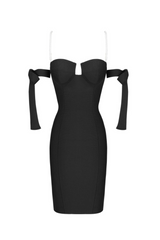 Luxe Bandage Doll Midi Dress