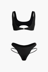 Cut Out Bikini Set