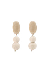 Woven Balls Drop Earrings