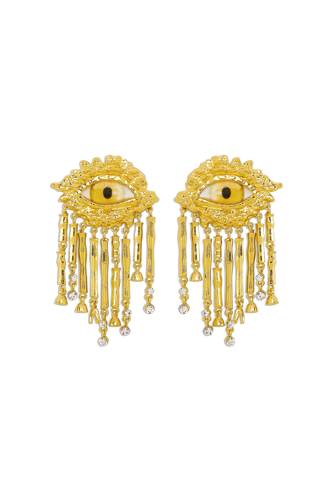 Tassel Evil Eye Earrings