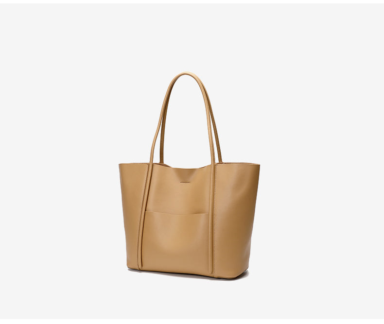 Connie Leather Large Shopper Tote Bag