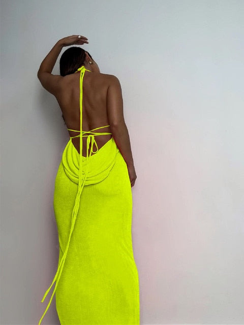 Backless Maxi Dress