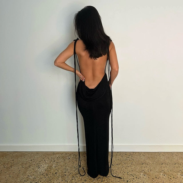 Backless Maxi Dress