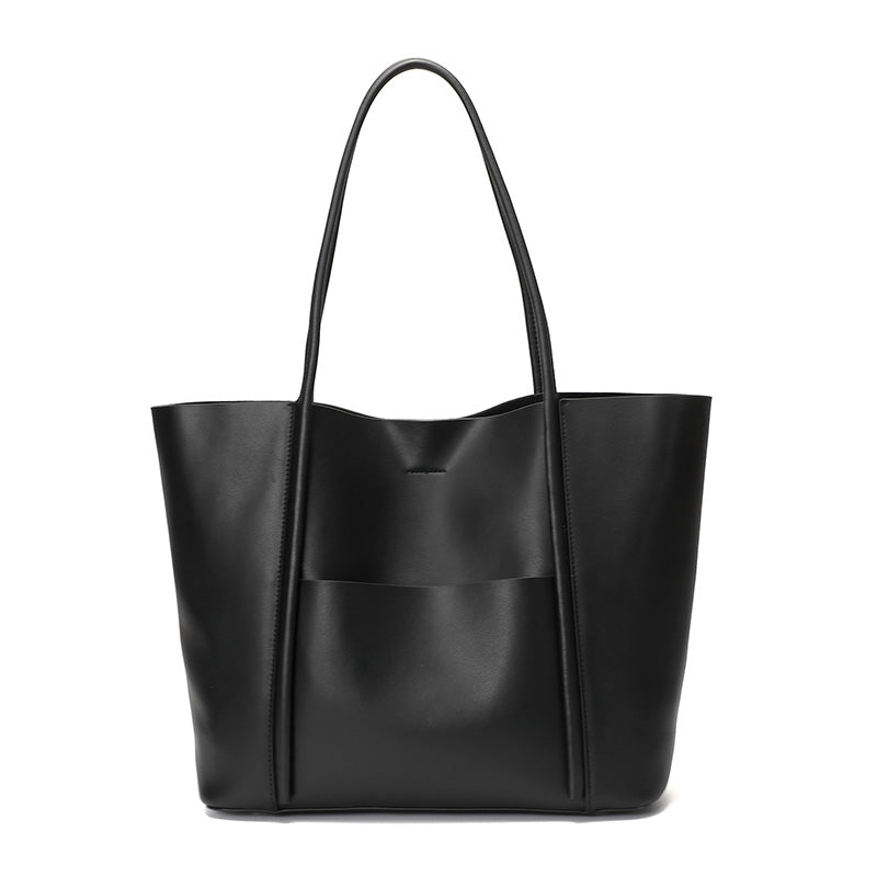 Connie Leather Large Shopper Tote Bag