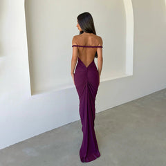 Belinda Backless Sexy Maxi Dress