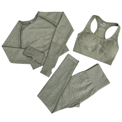 3 Piece Seamless Workout Set