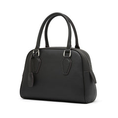 Chantal Woman Leather Boston Bowling Tote Bag