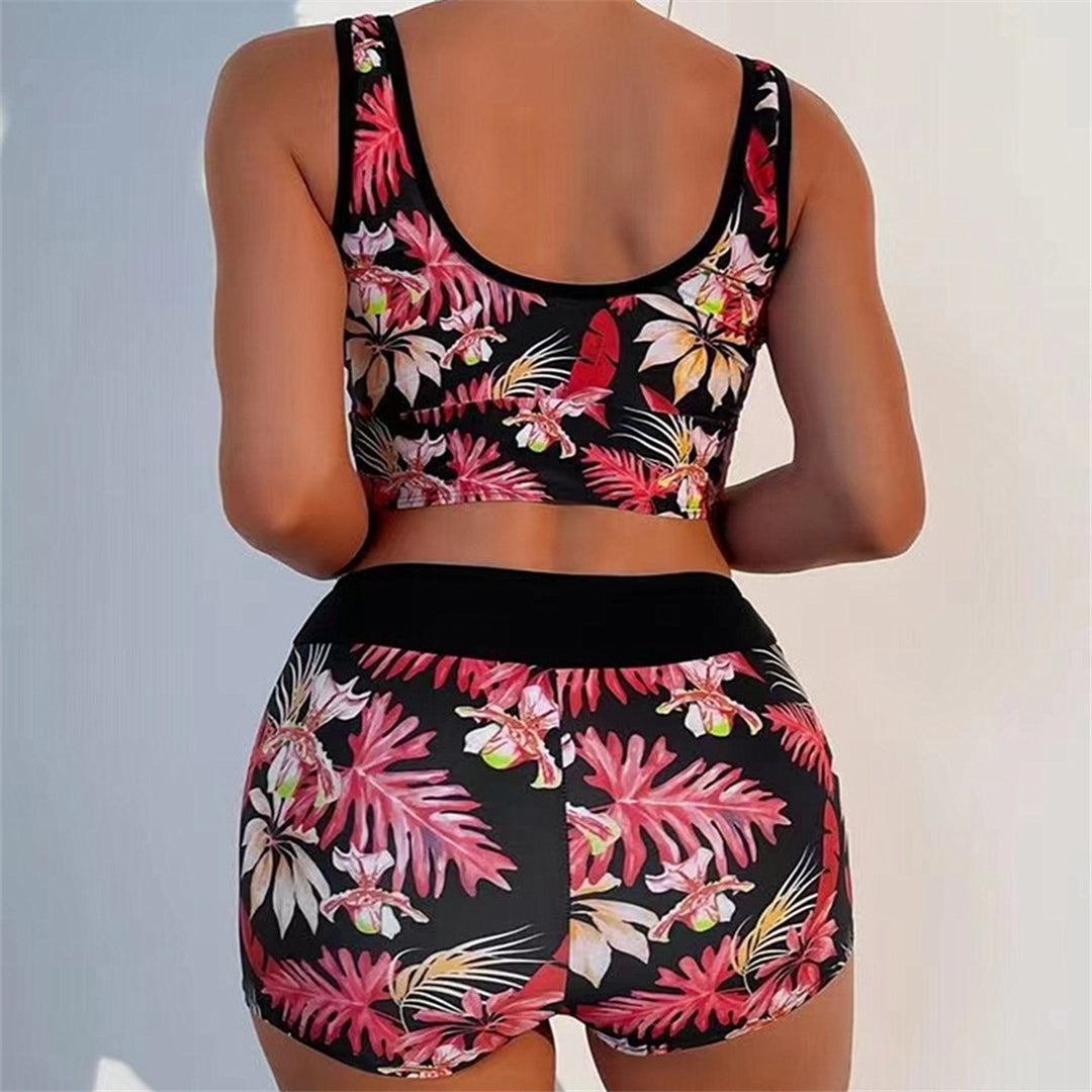 Andrea Flowers Floral Shorts Bikini