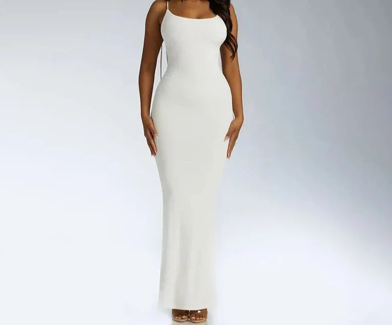 Halterneck Sleeveless Backless Maxi Dress