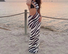 Zebra Stripes Bikini Set