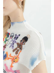 Y2K Harajuku Graphic Print Top