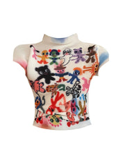 Y2K Harajuku Graphic Print Top