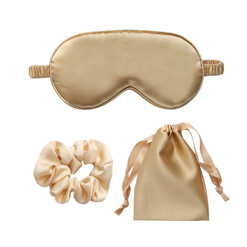 3Pcs Set Silk Sleep Eye Mask