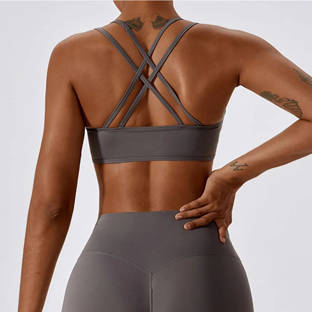 Yoga Workout Breathable High Impact Sports Top