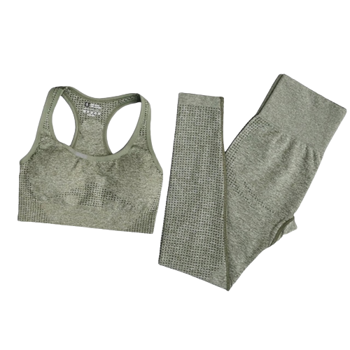 Seamless Sports Bra Workout Set