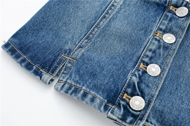 Y2K Denim Top