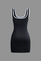 Contrast Tank Mini Dress