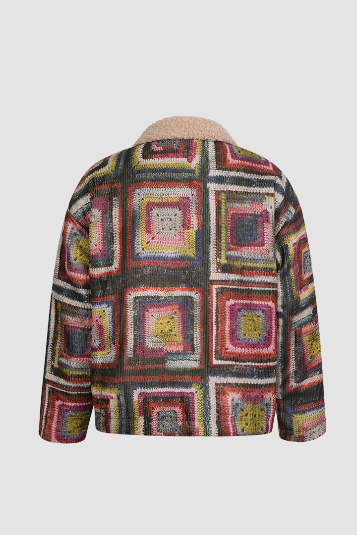 Retro Printed Jacket