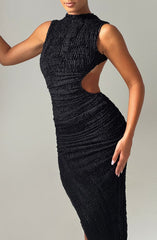 Aphrodite Midi Dress - Black