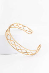 Metal Cut Out Cuff Choker