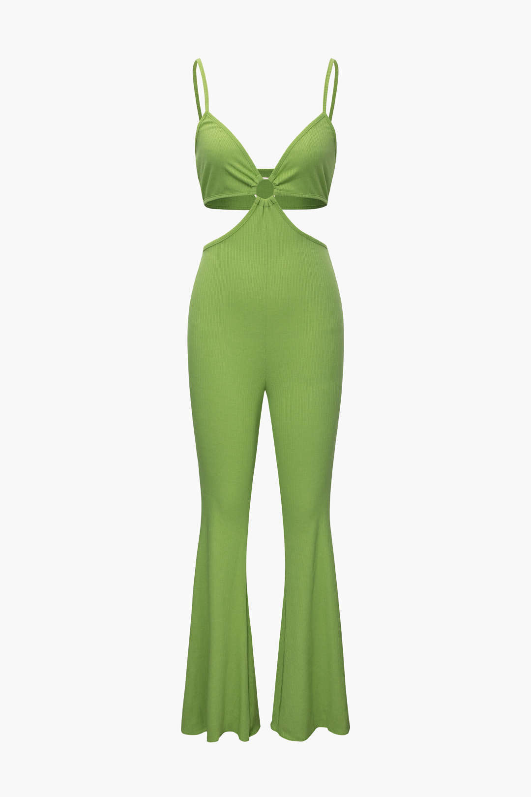 V-neck Cut Out Jumpsuit