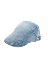 Denim Flat Cap