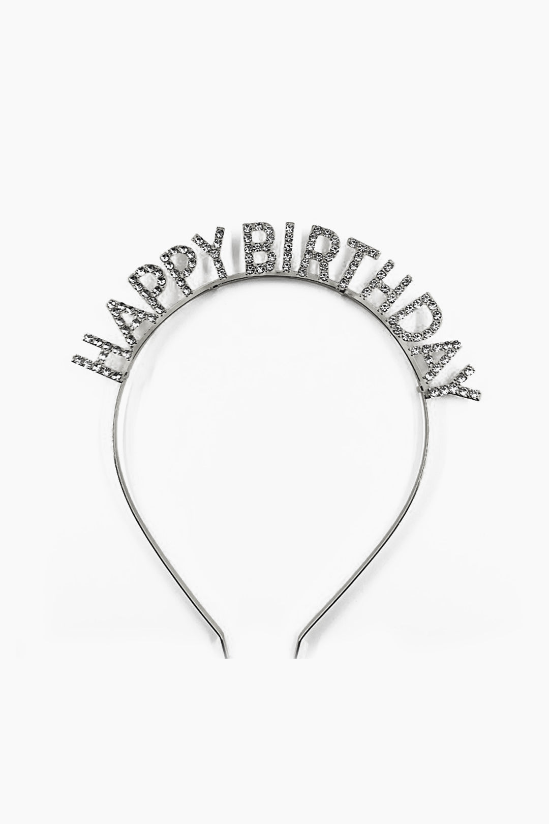 Happy Birthday Rhinestone Embellished Headband