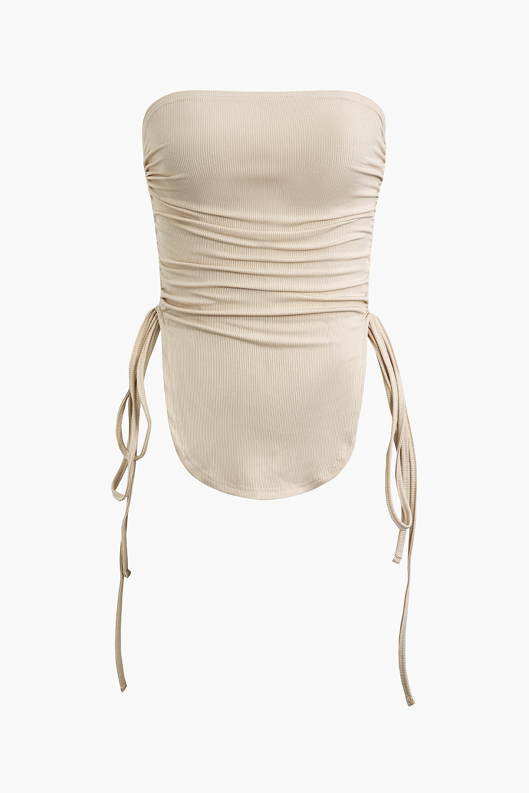 Drawstring Side Tube Top