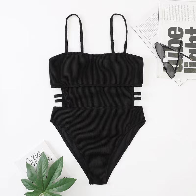 Alyssa Ribbed One Piece Swimsuit