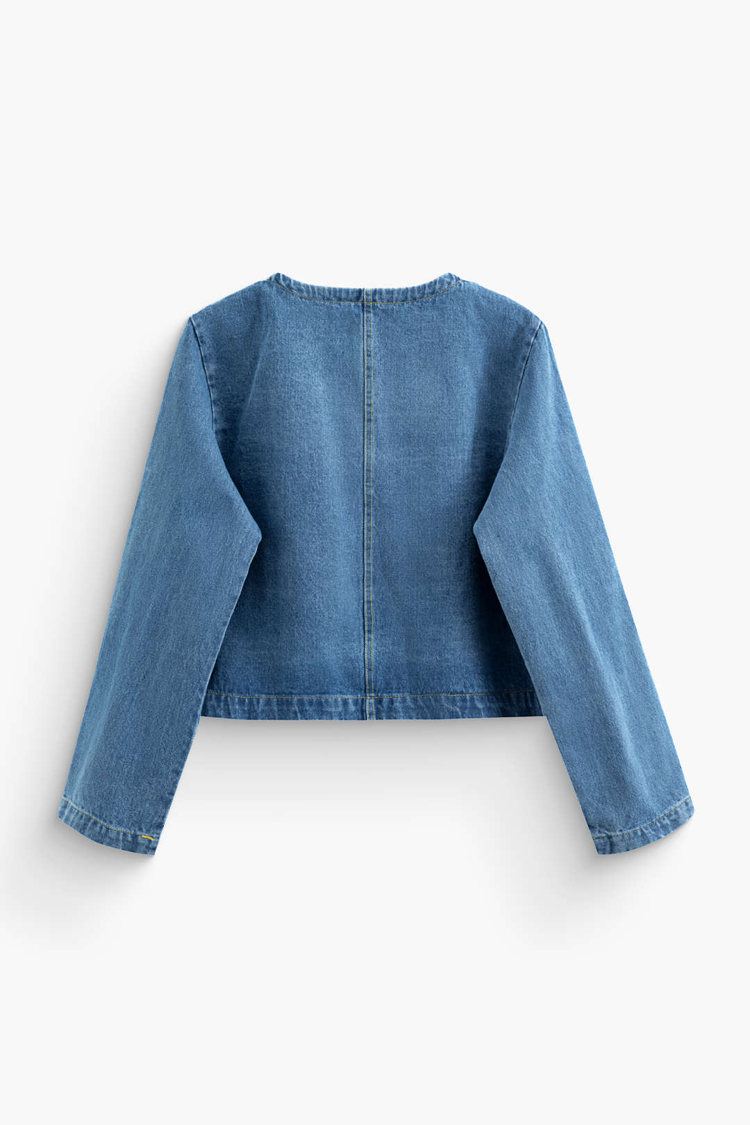 Button Up Long Sleeve Denim Jacket