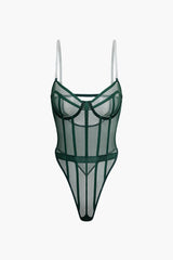 Mesh Bustier Lingerie Bodysuit