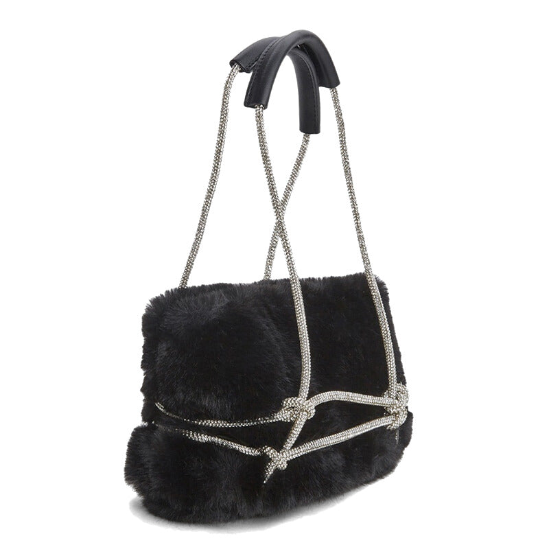 Faux Fur Clutch Bag