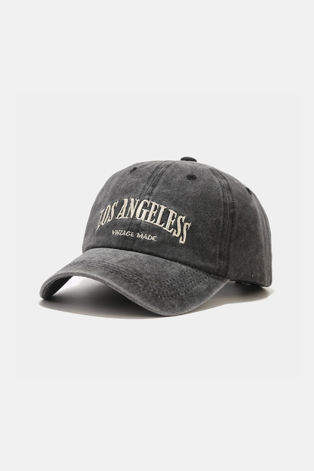 Letter Print Denim Baseball Cap