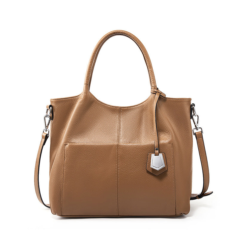 Catherine Genuine Leather Tote Handbag