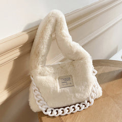 Audrey Soft Plush Shoulder Bag