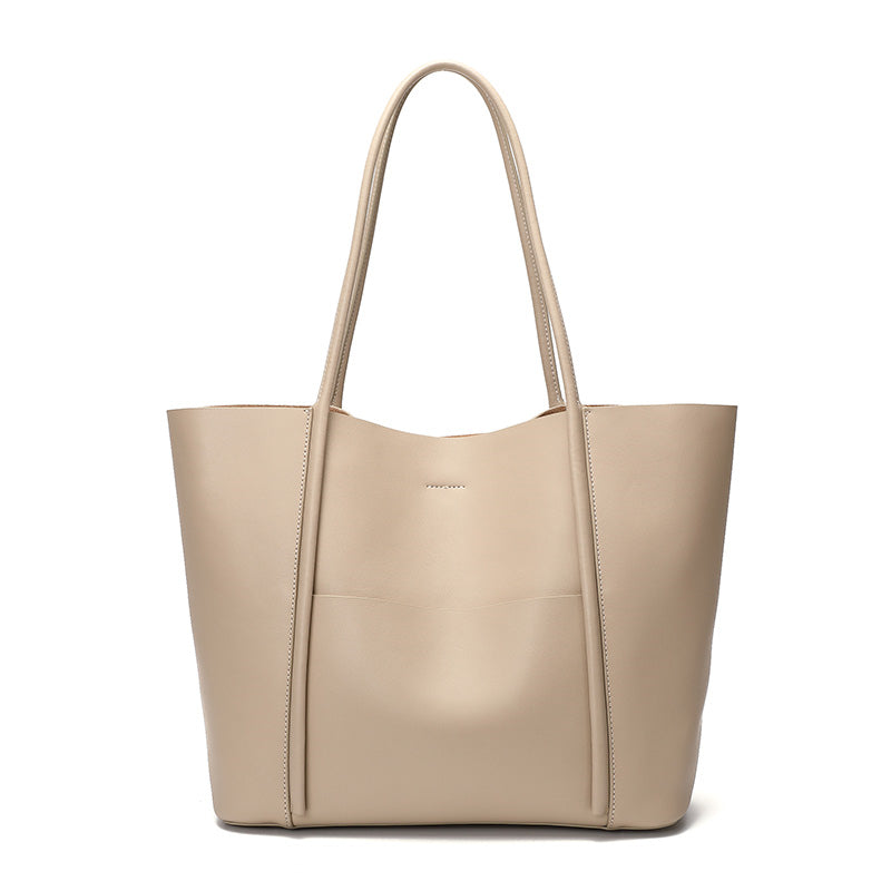 Connie Leather Large Shopper Tote Bag